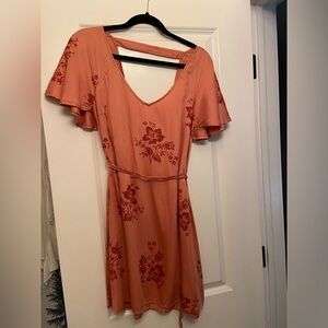 Billabong Fine Flutter Sleeve Valletta Mini Dress